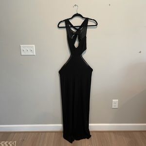 Women’s Sexy Black Cut Out Dress Large